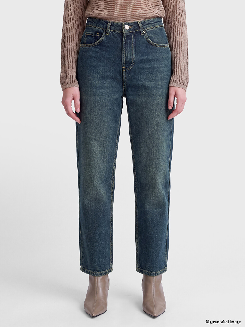 Woman Indigo Jeans-1