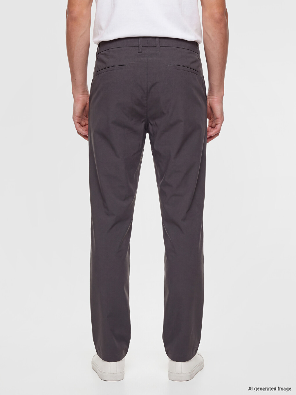Slim Fit Men's Pleated Trousers-3