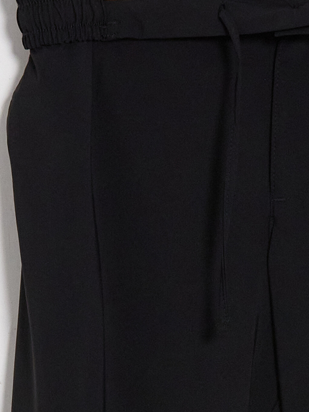 Siyah Slim Fit Erkek Pileli Pantolon-7