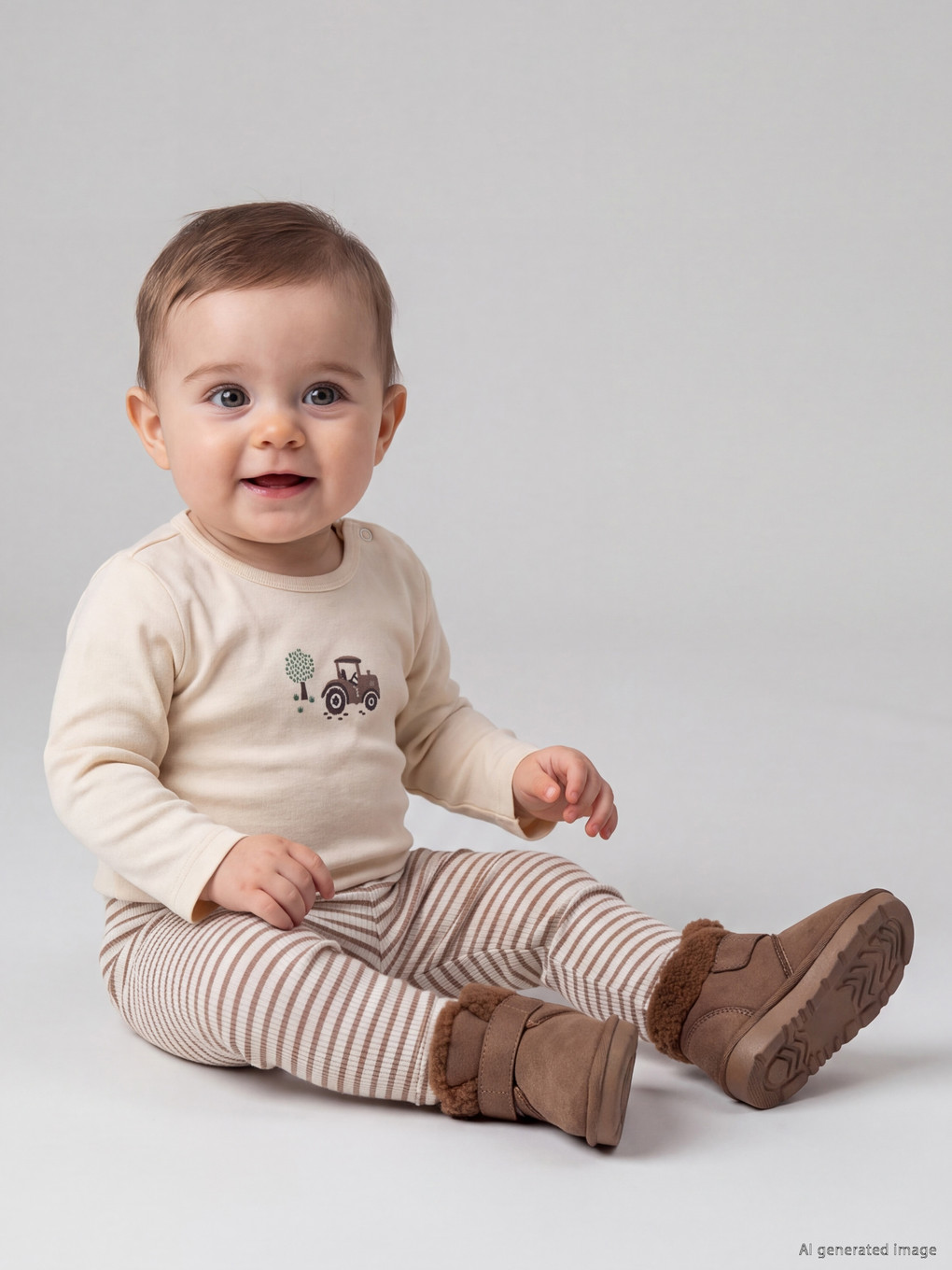  Baby Boys' Snap Body And Sweatpants