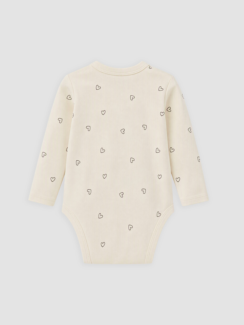 Baby Girl Ecru Bodysuit-3
