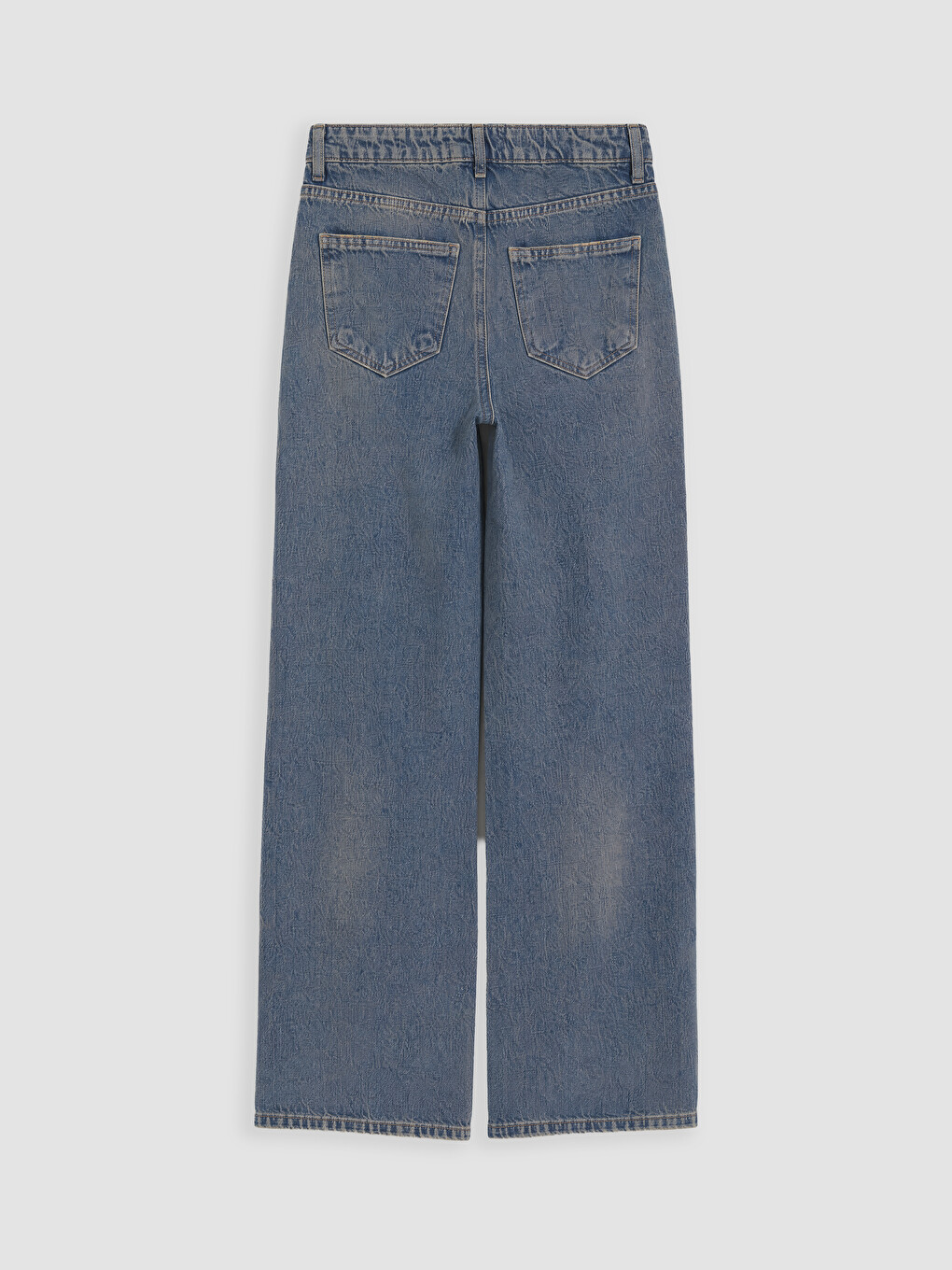 İndigo Straight Fit Kadın Jean Pantolon-6