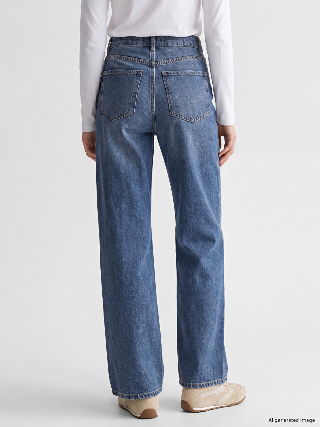 Wideleg Women's Jeans-3