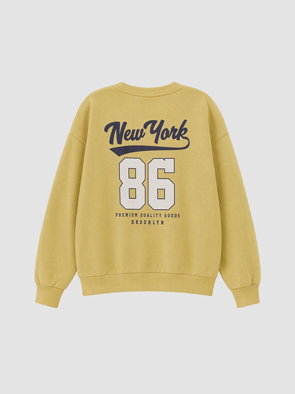 Sarı Çizgili Erkek Çocuk Sweatshirt 2'li-4