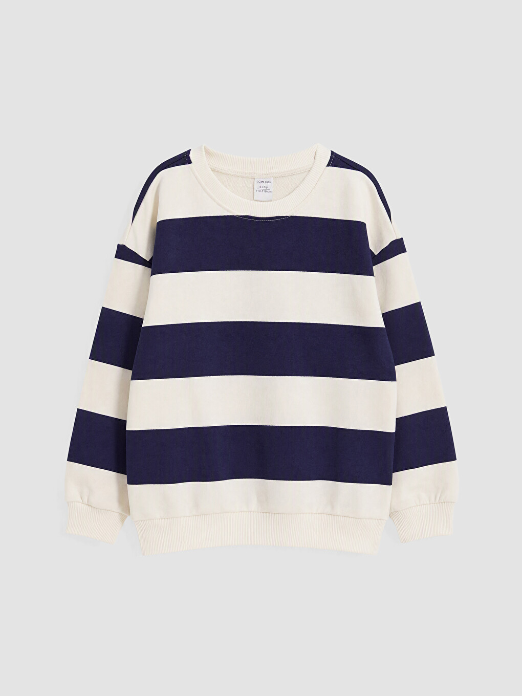 Sarı Çizgili Erkek Çocuk Sweatshirt 2'li-5