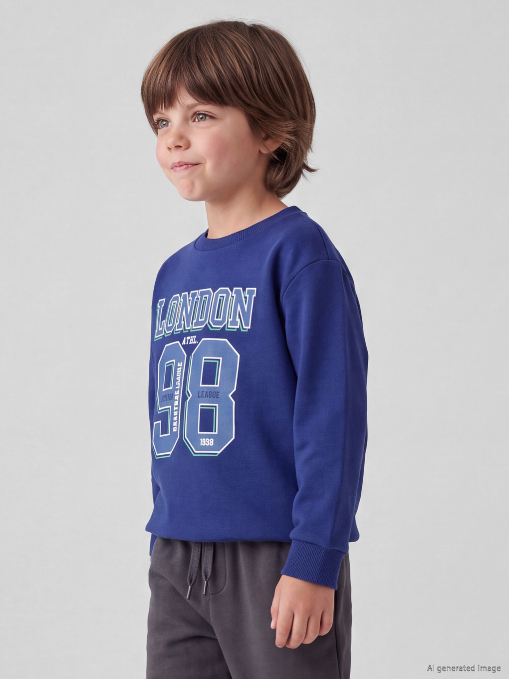 London Printed Boys' Sweatshirt-1