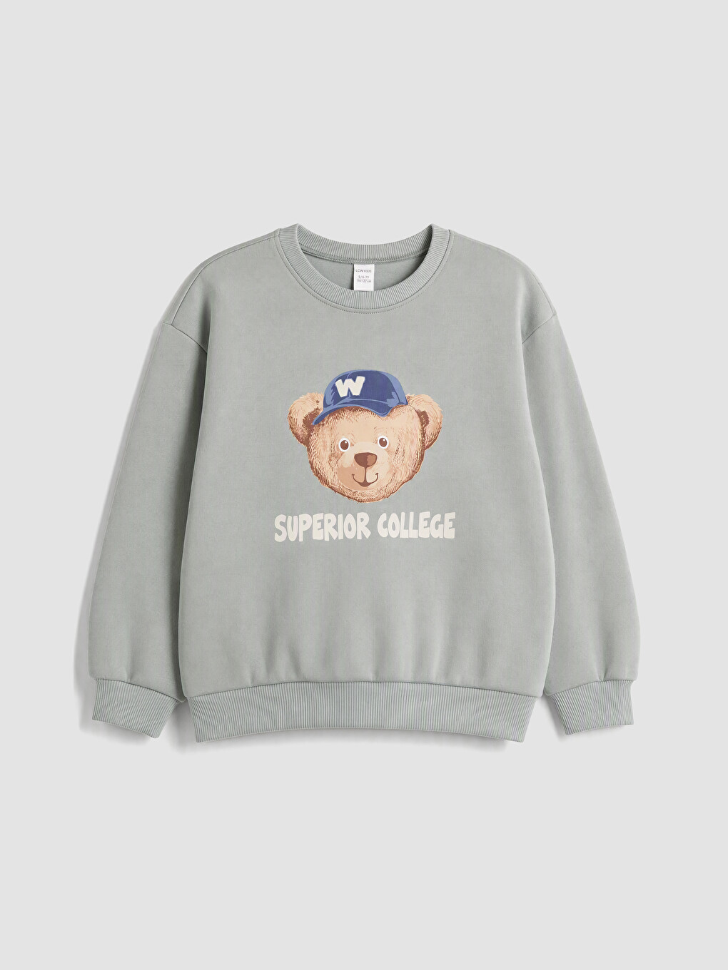 Yeşil Bisiklet Yaka Erkek Çocuk Sweatshirt 2'li-1
