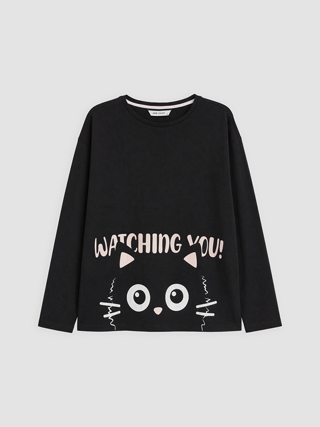 Crew Neck Printed Women's Pyjamas Set