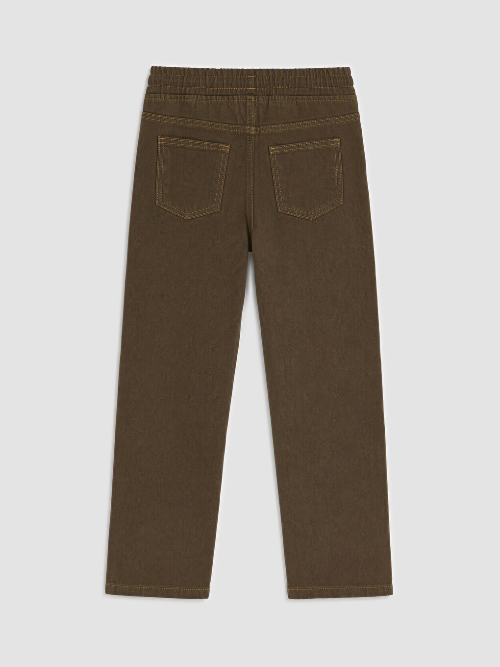 Kahverengi Regular Fit Erkek Çocuk Jean Pantolon-1
