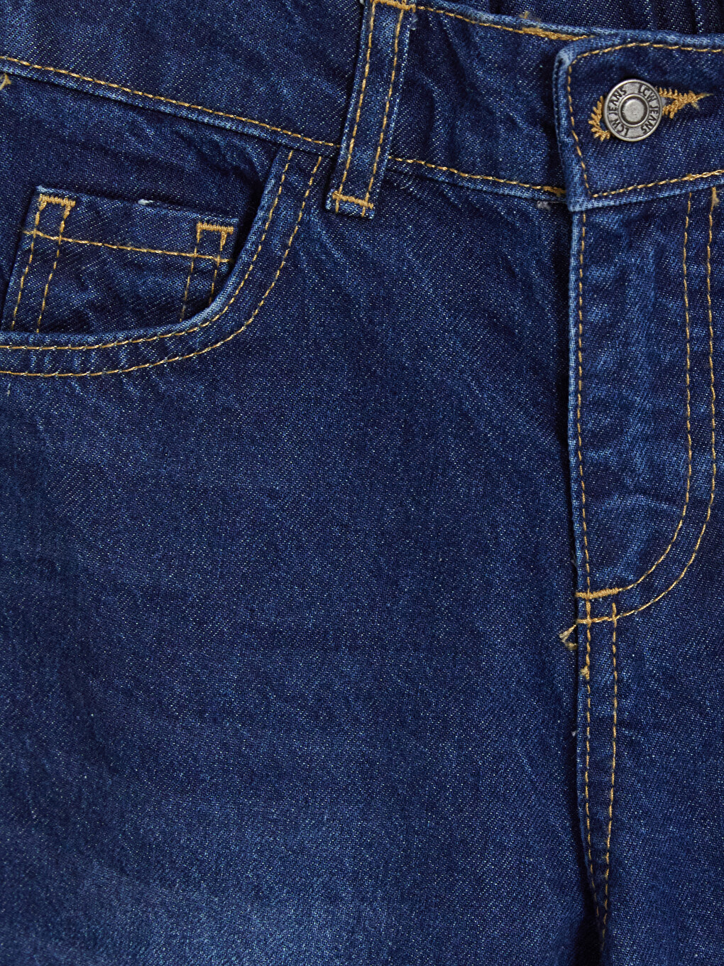 İndigo Loose Fit Erkek Çocuk Jean Pantolon-2