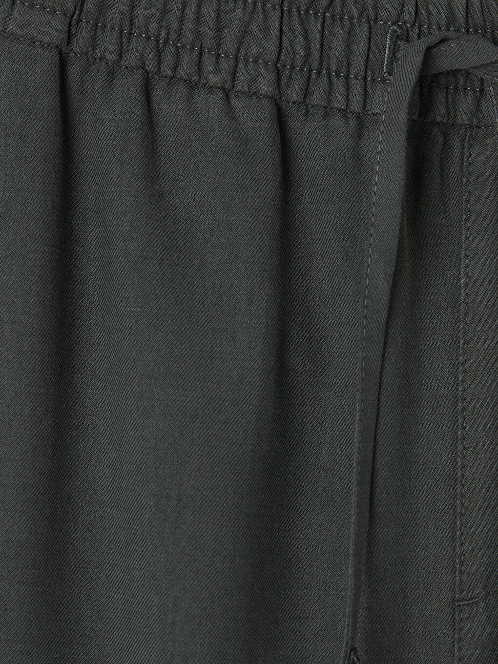 Yeşil Regular Fit Beli Lastikli Erkek Pantolon-1