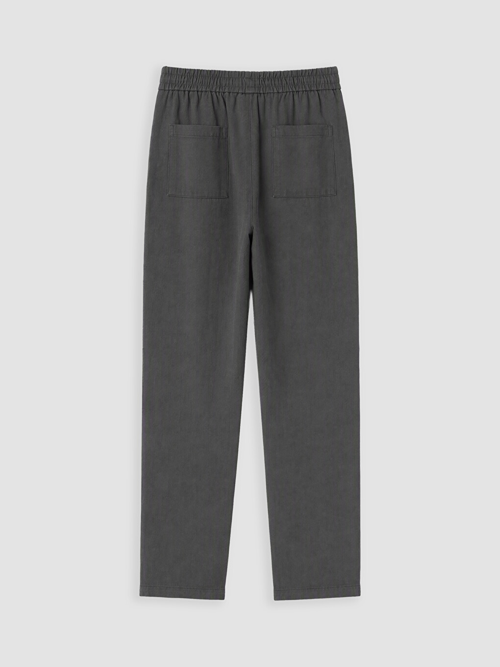 Yeşil Regular Fit Beli Lastikli Erkek Pantolon-2