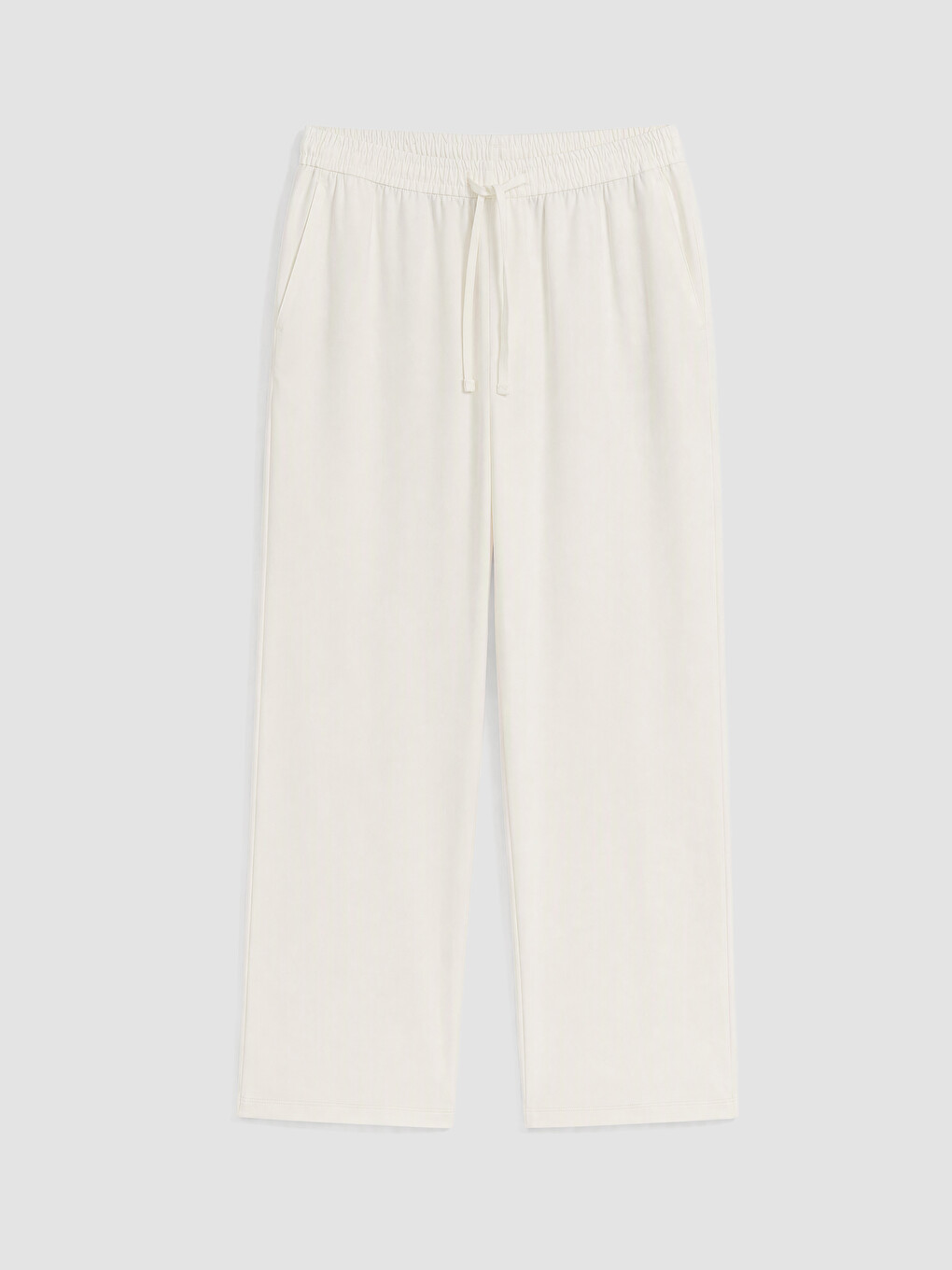 Regular Fit Elastic Waist Men's Trousers