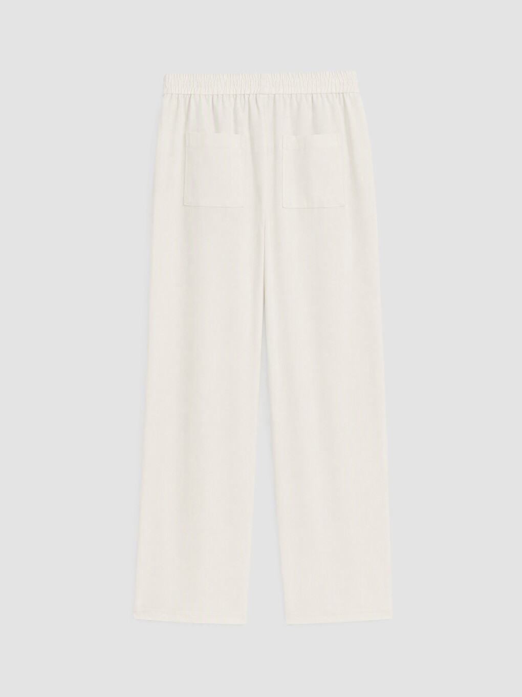 Regular Fit Elastic Waist Men's Trousers-2