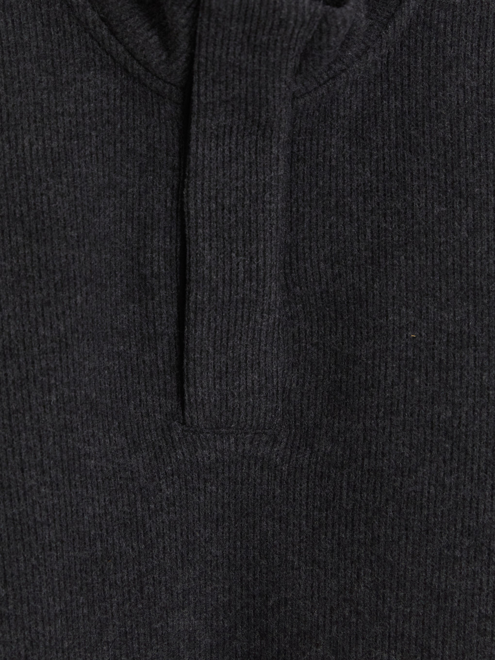 Antrasit Dik Yaka Erkek Sweatshirt-1