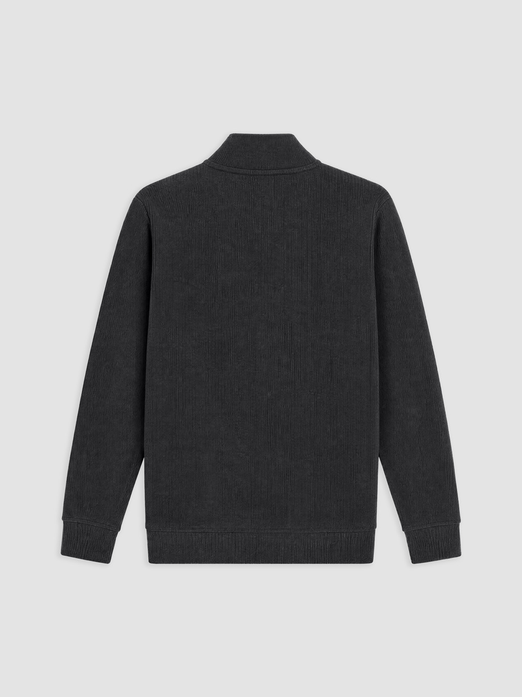 Antrasit Dik Yaka Erkek Sweatshirt-2