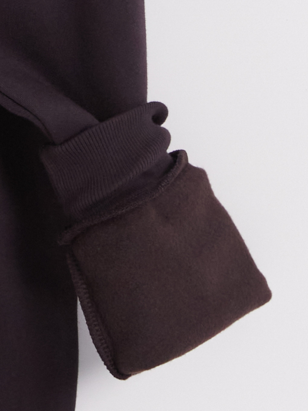 Mock Neck Men's Thick Sweatshirt-3