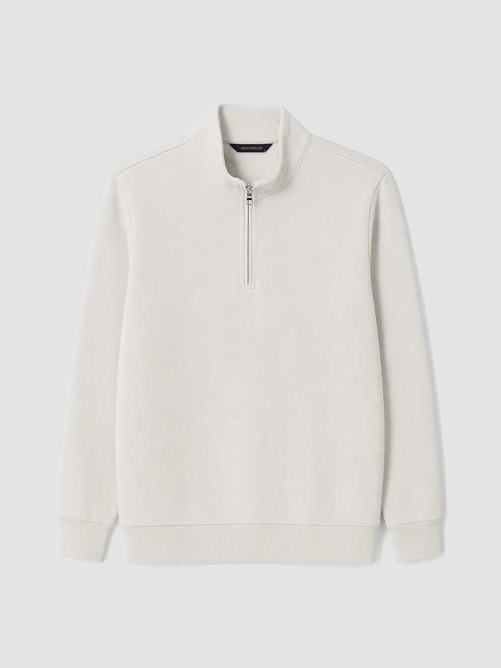 Mock Neck Men's Thick Sweatshirt