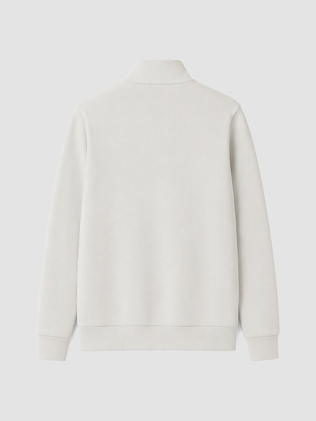 Mock Neck Men's Thick Sweatshirt-3