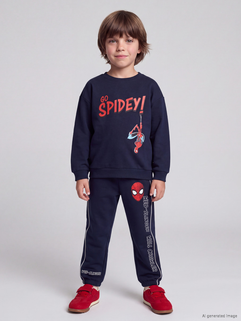  Spider-Man Printed Boys' Jogger Sweatpants