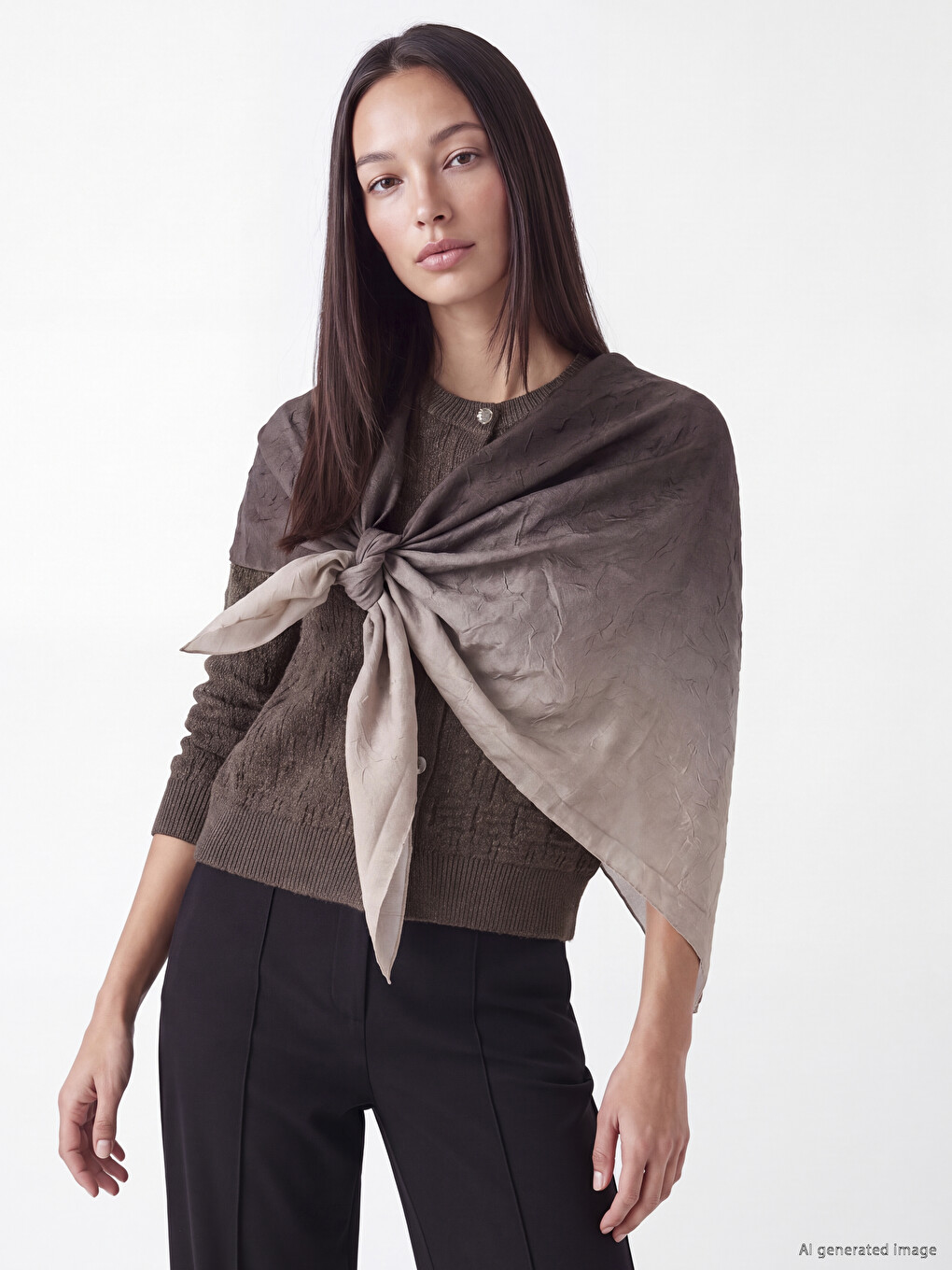 Patterned Women's Shawl-1