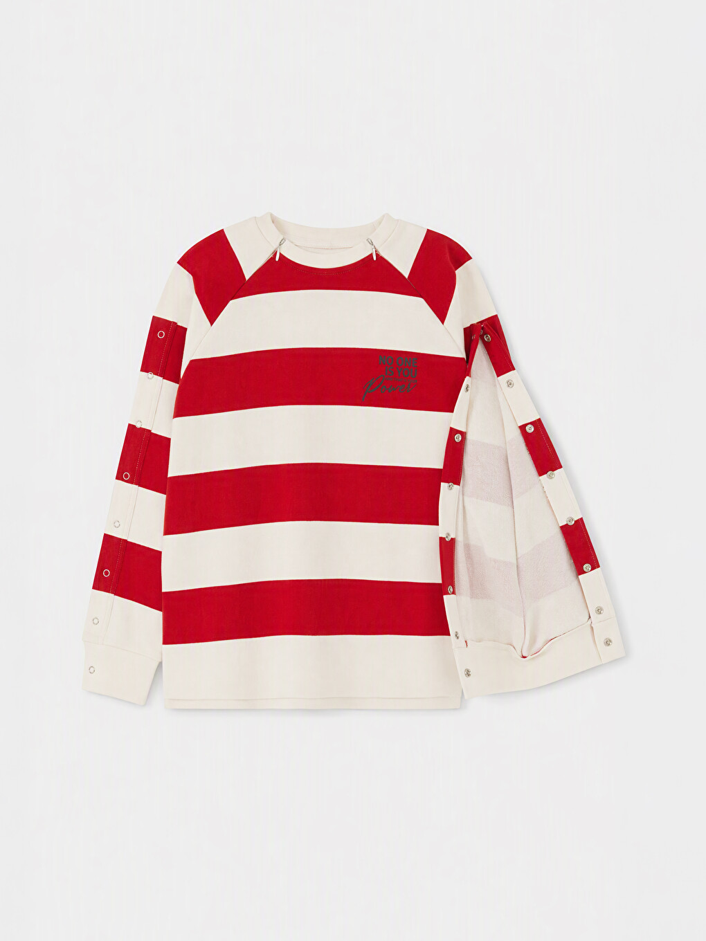 Kırmızı Kolay Giyilebilir Kız Çocuk Kalın Sweatshirt-2