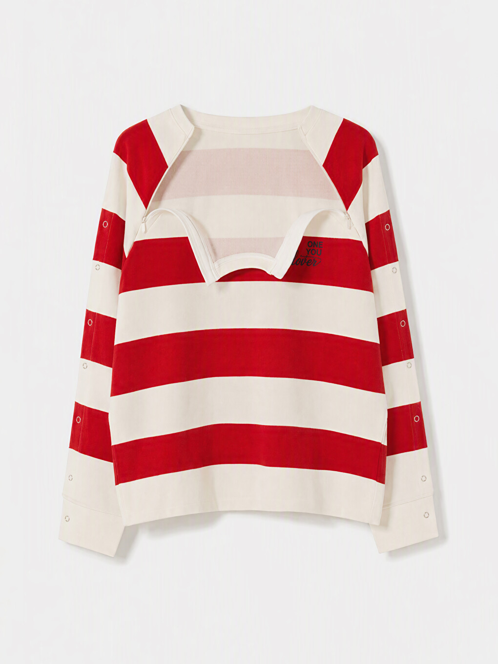 Kırmızı Kolay Giyilebilir Kız Çocuk Kalın Sweatshirt-3