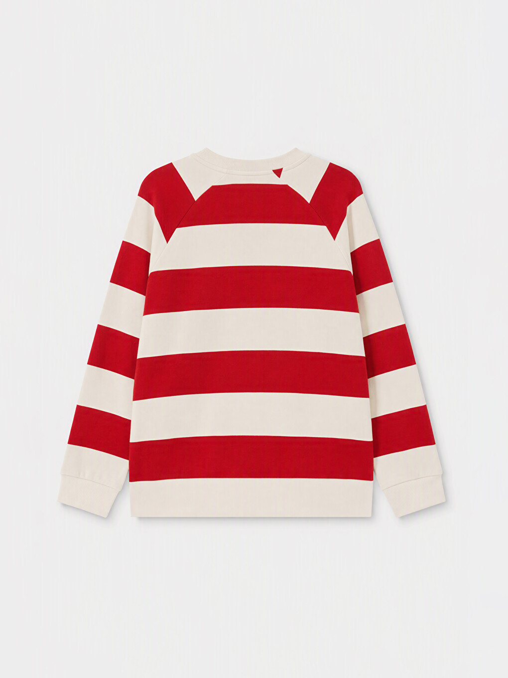 Kırmızı Kolay Giyilebilir Kız Çocuk Kalın Sweatshirt-4