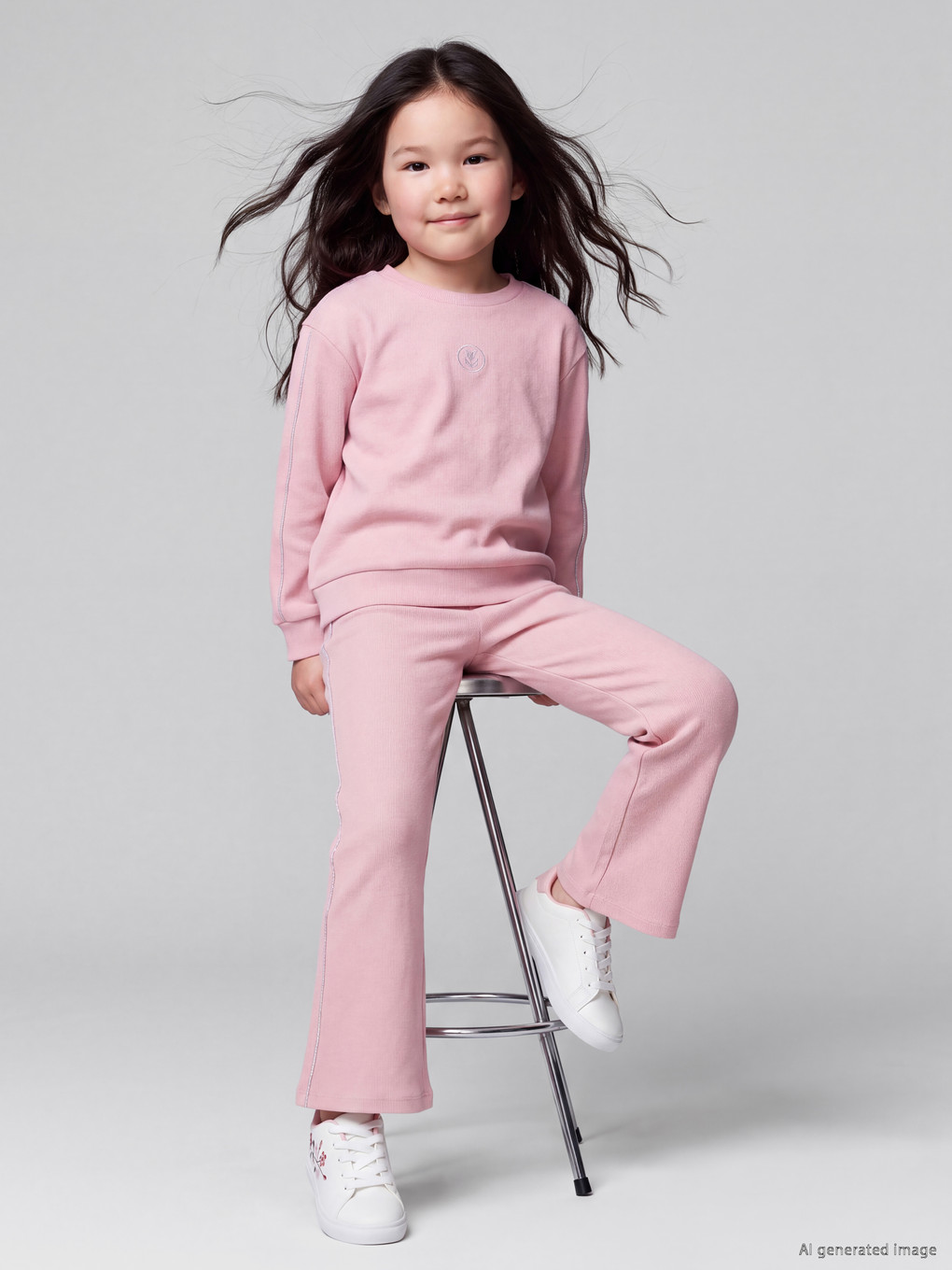 Girls' Glittery Flare Leggings 2 Pack-2