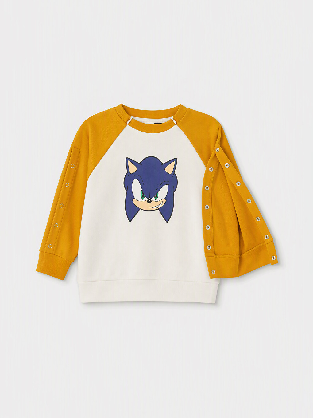 Sonic Printed Easy Wearable Girls' Sweatshirt-2