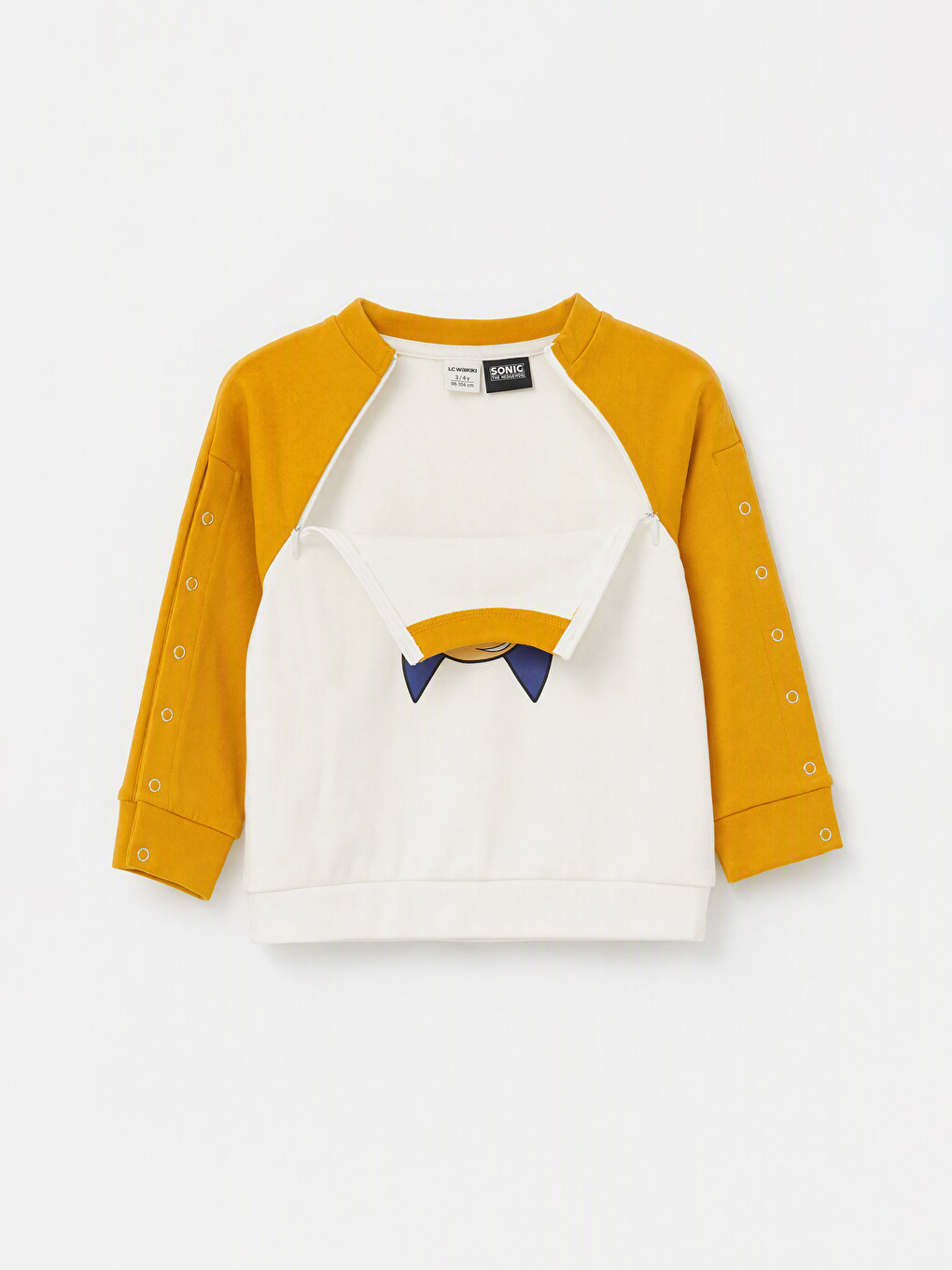 Sonic Printed Easy Wearable Girls' Sweatshirt-3