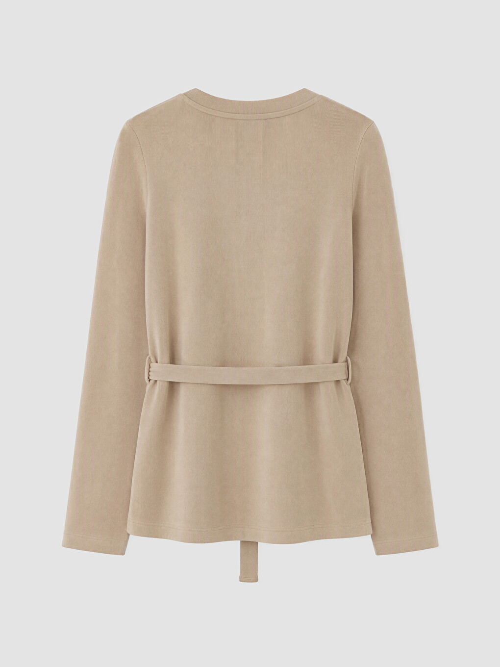 Crew Neck Sashed Women's Tunic-2
