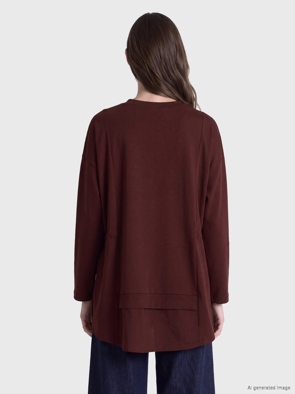 Soft Touch Women's Sweatshirt Tunic-3