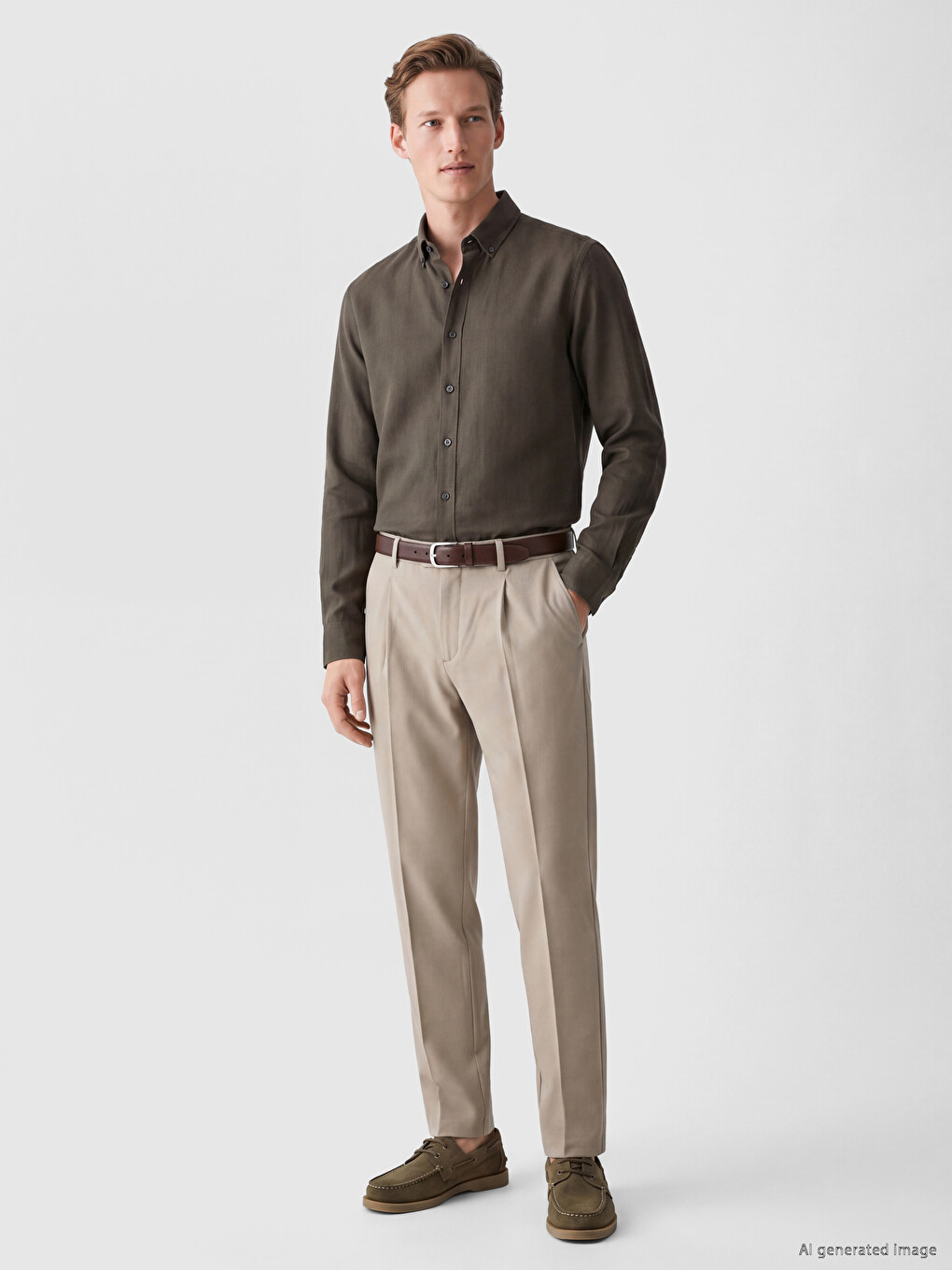 Regular Fit Textured Men's Shirt-1