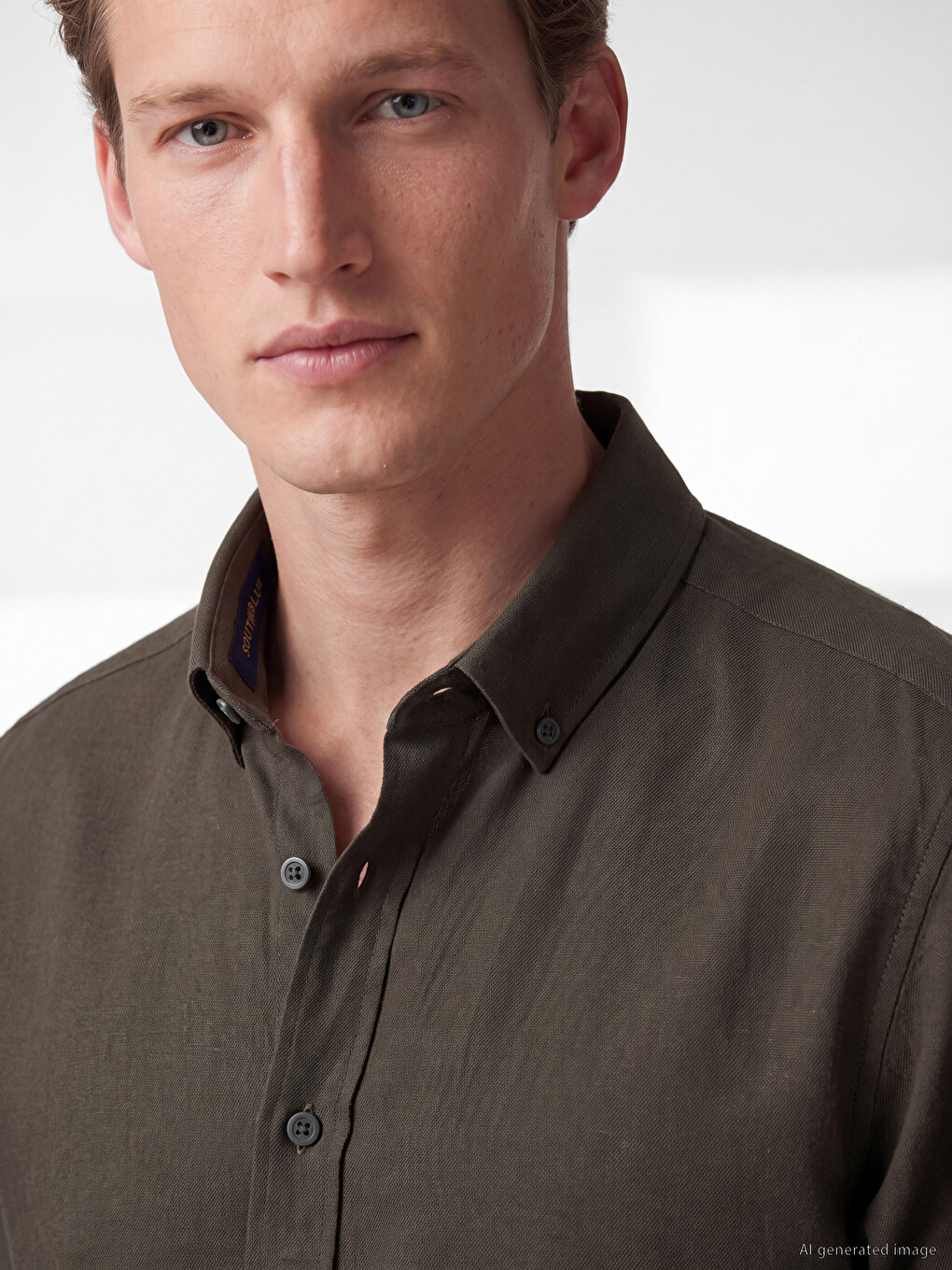 Regular Fit Textured Men's Shirt-2