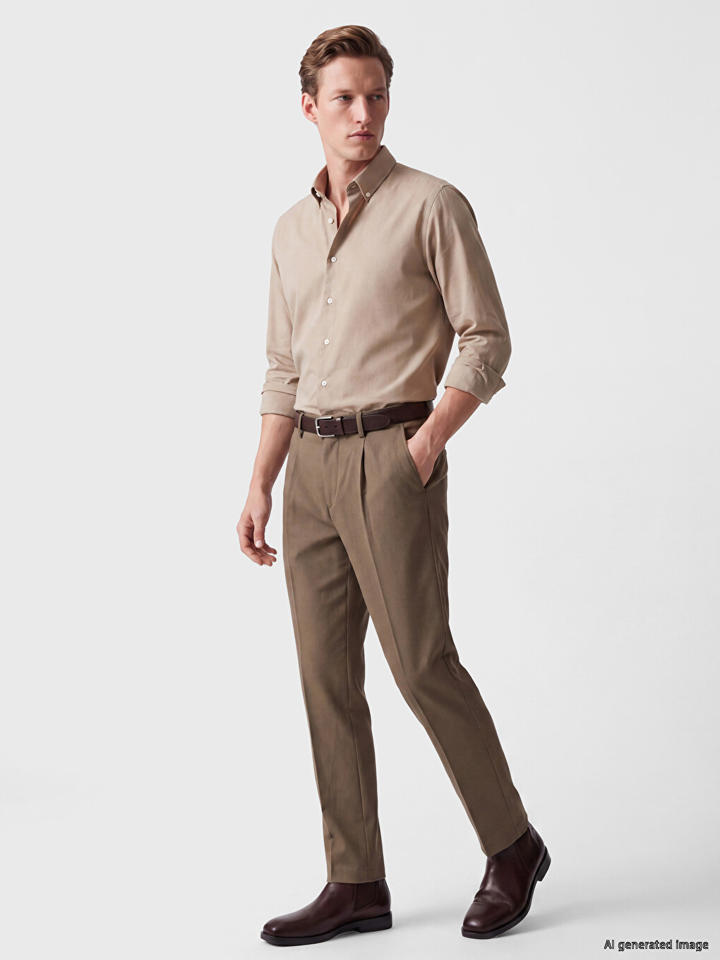 Regular Fit Textured Men's Shirt-1