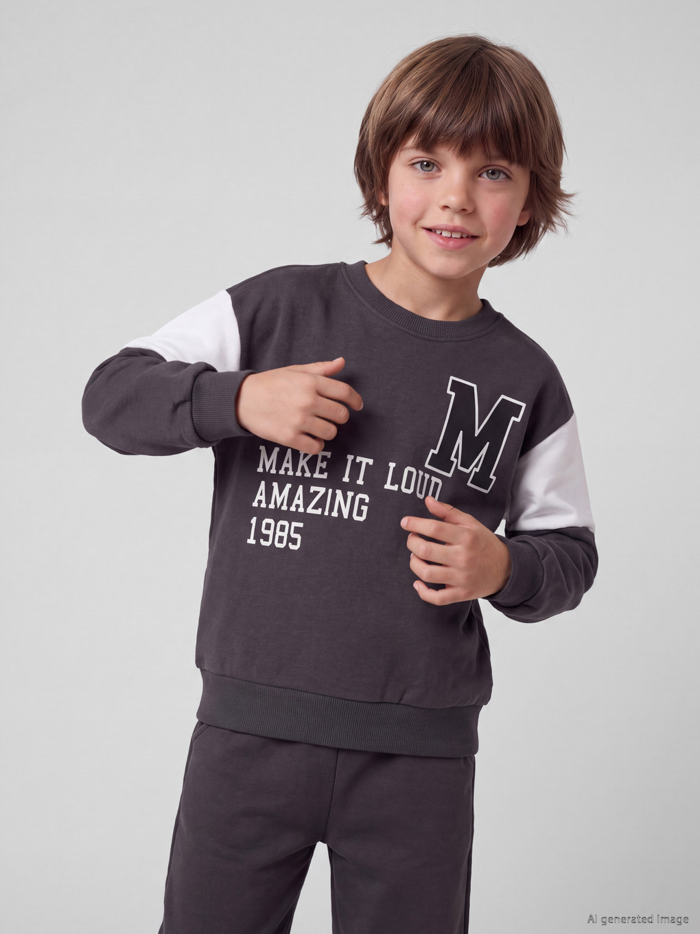 Boys' Thick Tracksuit Set-1