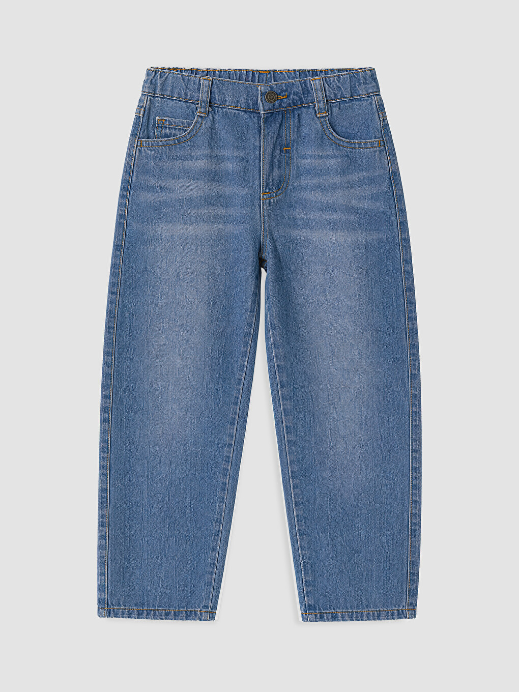 İndigo Baggy Fit Erkek Çocuk Jean Pantolon