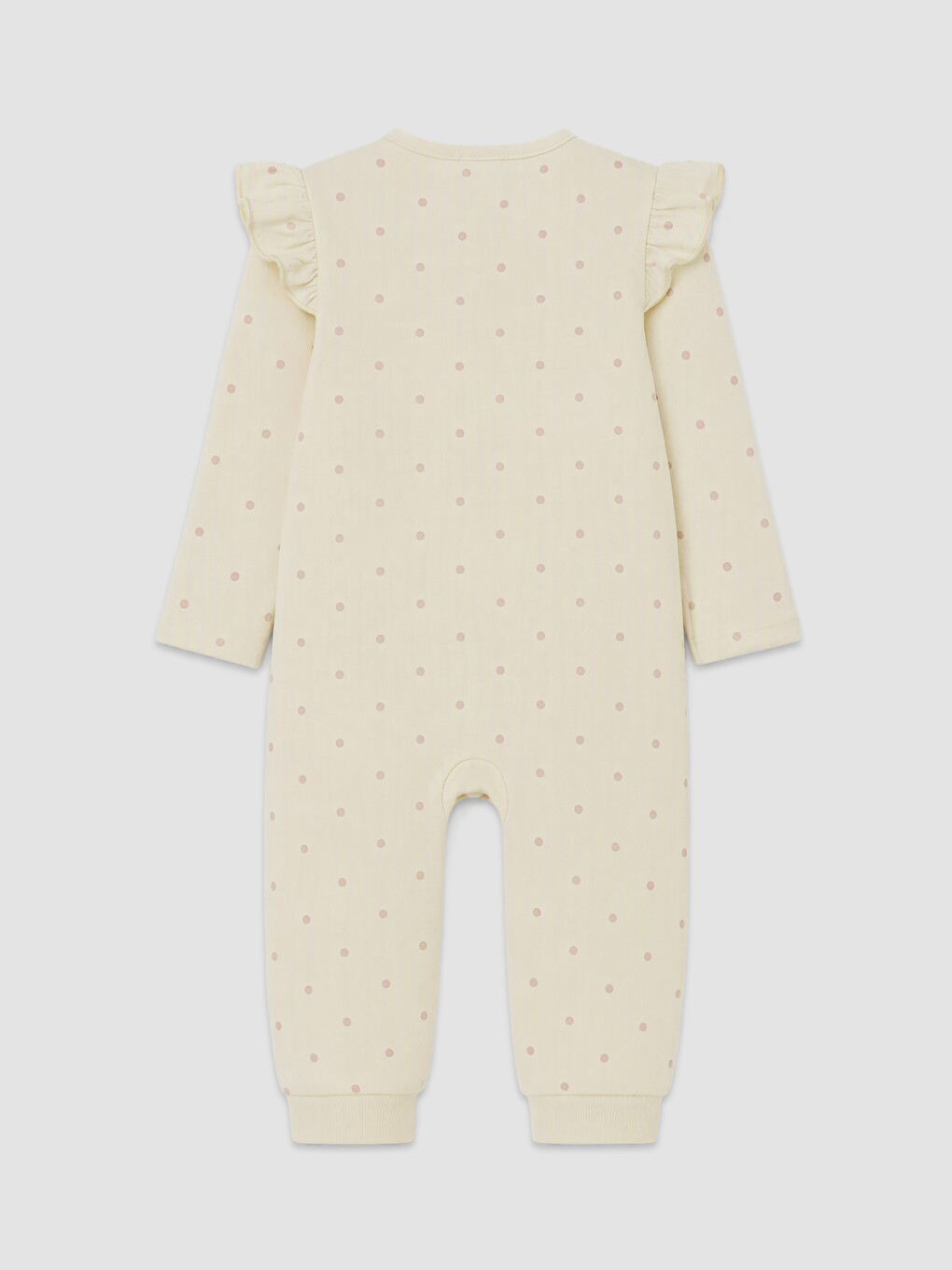 Ruffled Embroidered Baby Girls' Jumpsuit-1