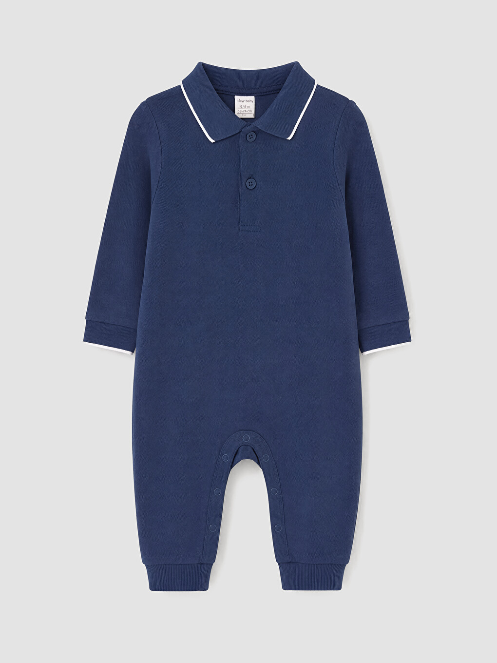 Baby Boy Indigo Jumpsuit