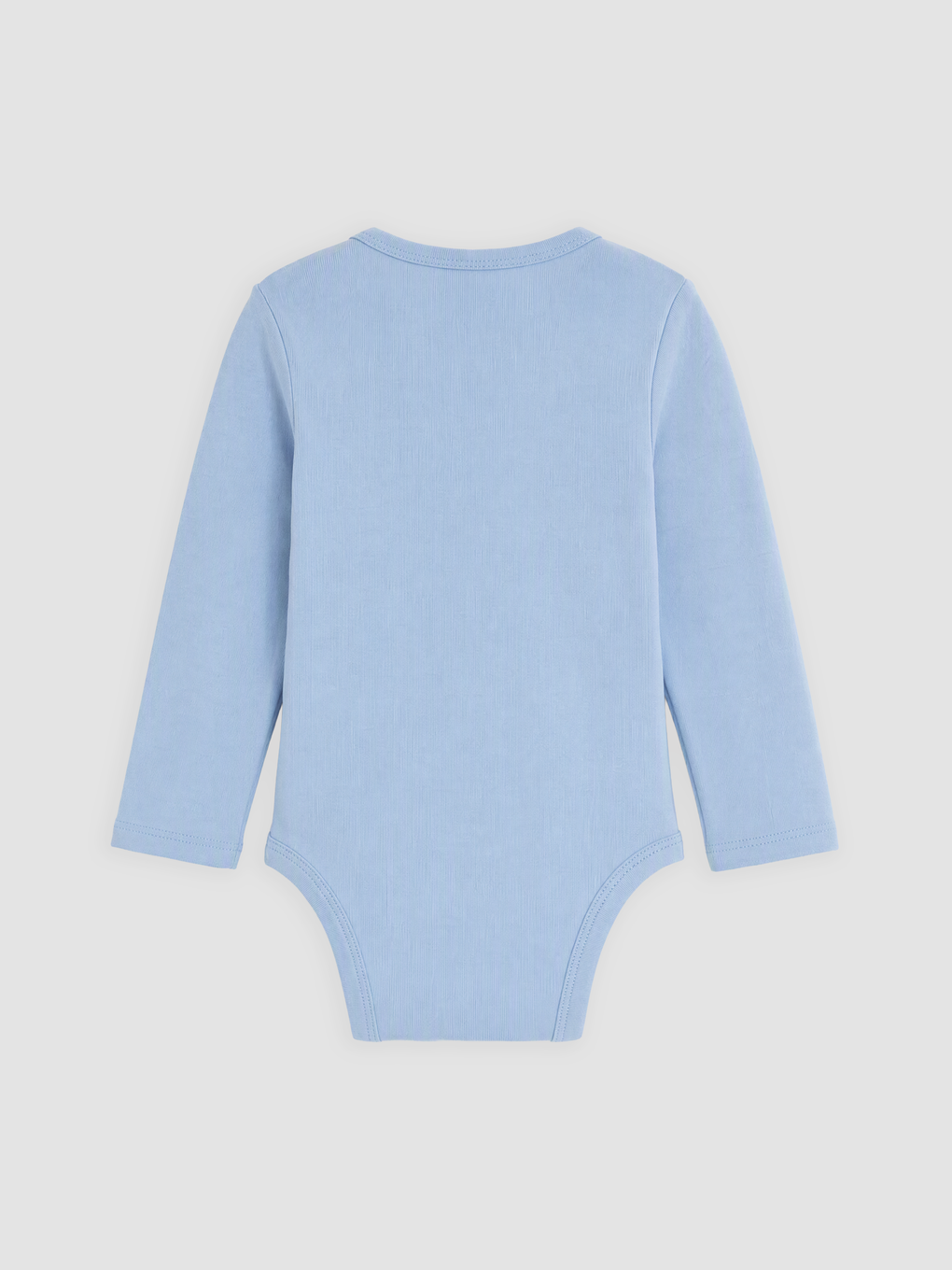 Lacivert Bisiklet Yaka Erkek Bebek Çıtçıtlı Body-1