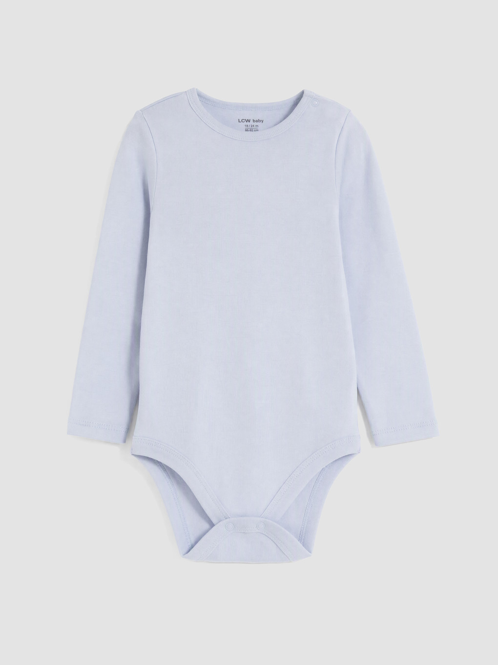 Mavi Bisiklet Yaka Erkek Bebek Çıtçıtlı Body