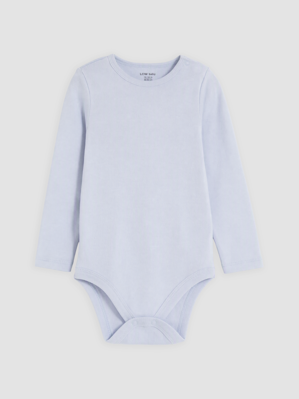 Mavi Bisiklet Yaka Erkek Bebek Çıtçıtlı Body