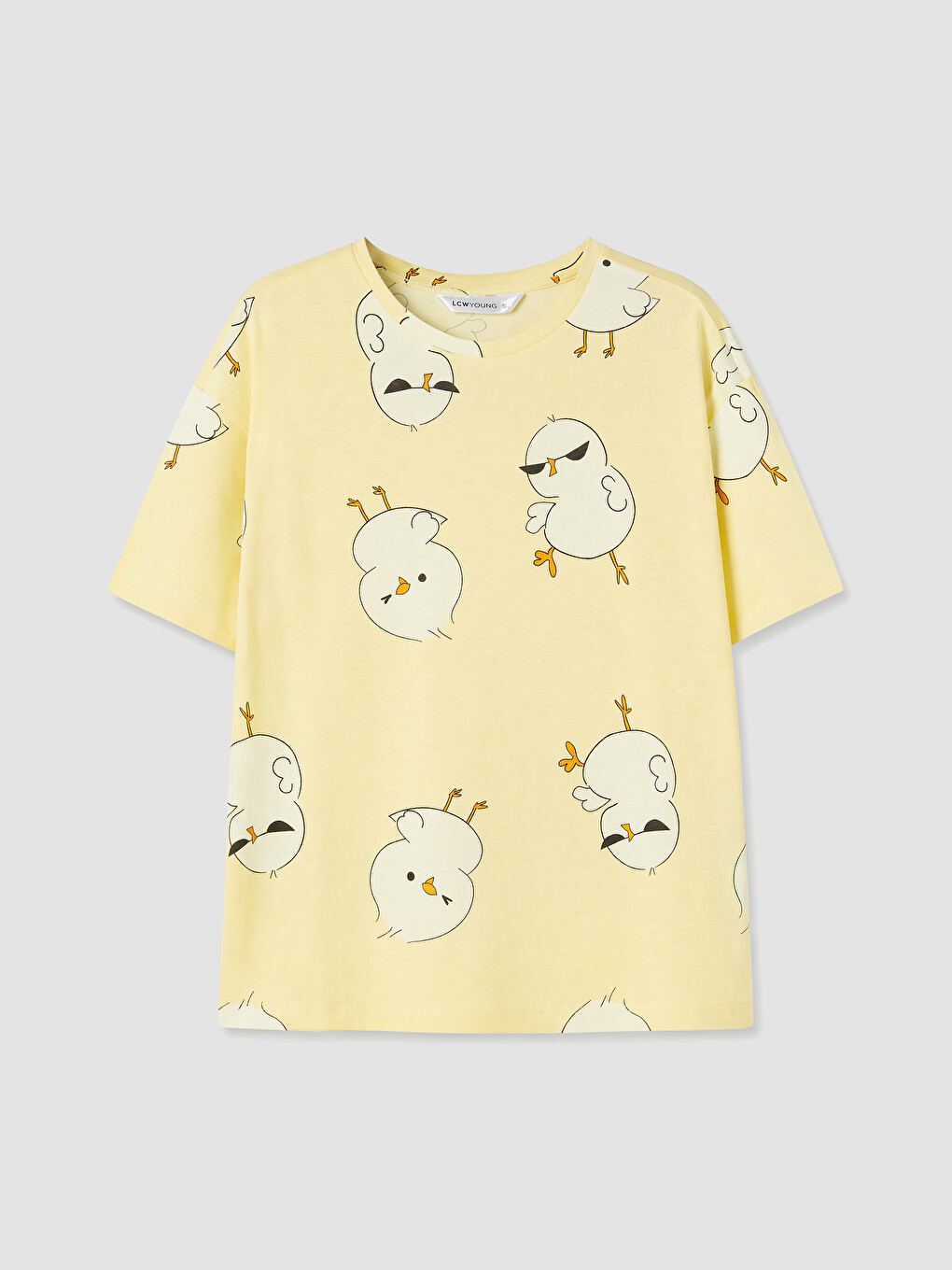 Woman Yellow Shortie Pyjama Set-1