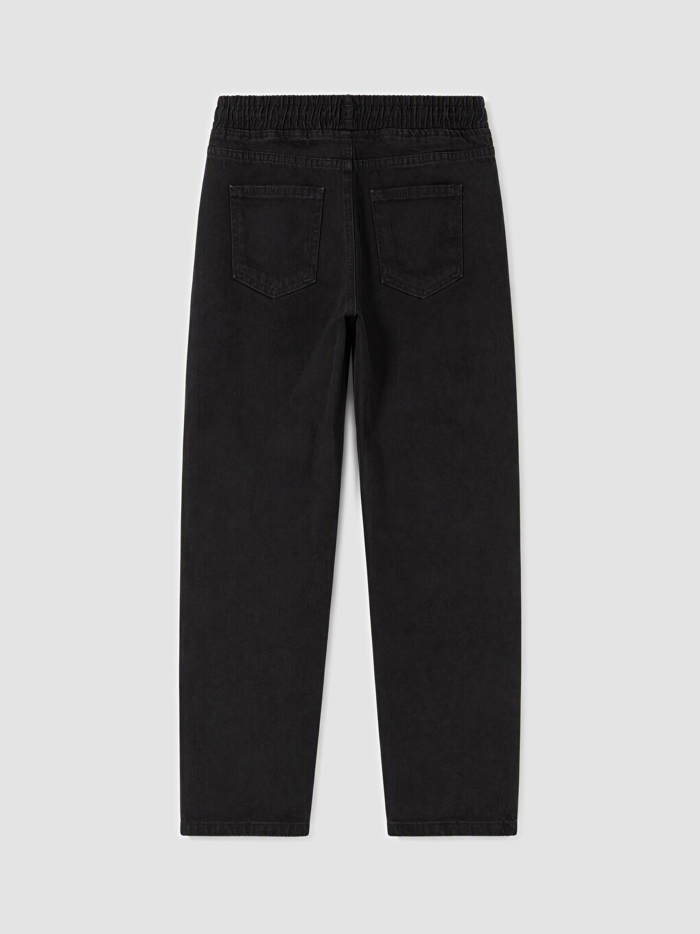 Siyah Regular Fit Erkek Çocuk Jean Pantolon-1