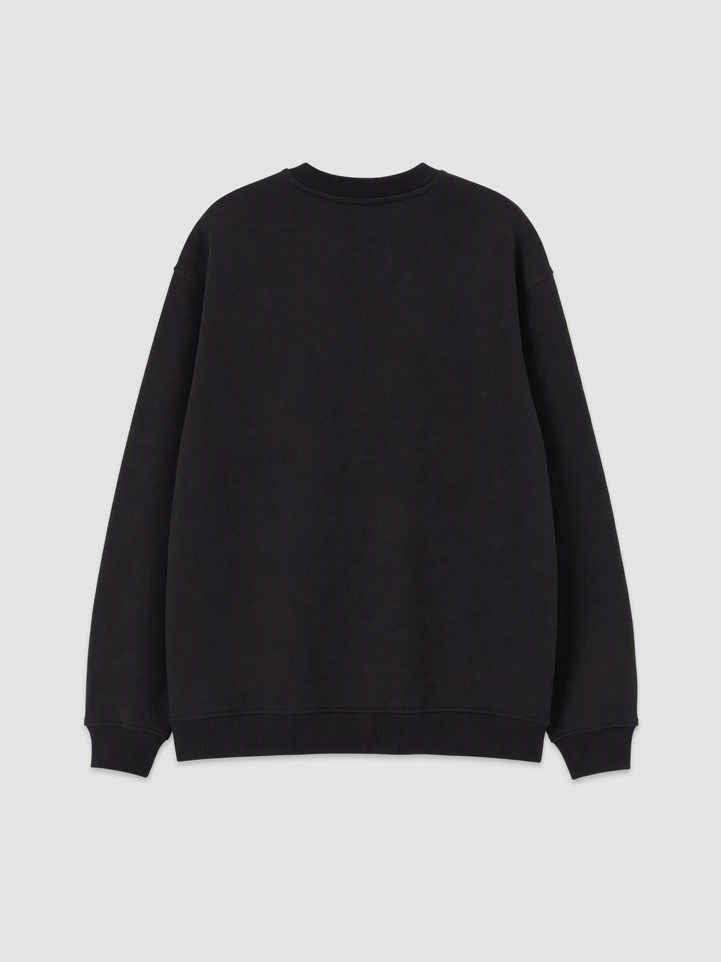 Siyah Taşlı Kadın Kalın Sweatshirt-1