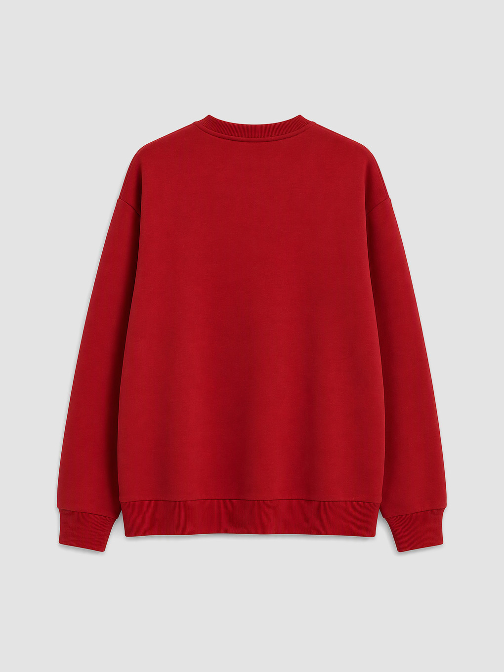 Woman Red Sweatshirt-1