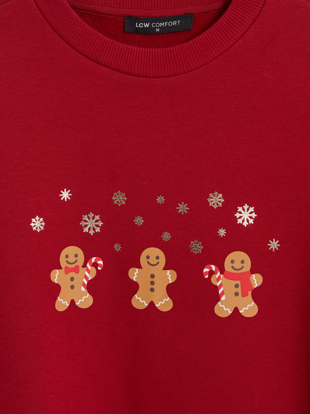 Woman Red Sweatshirt-2
