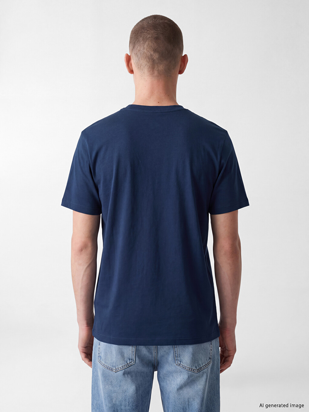 Crew Neck Printed Men's T-shirt-3