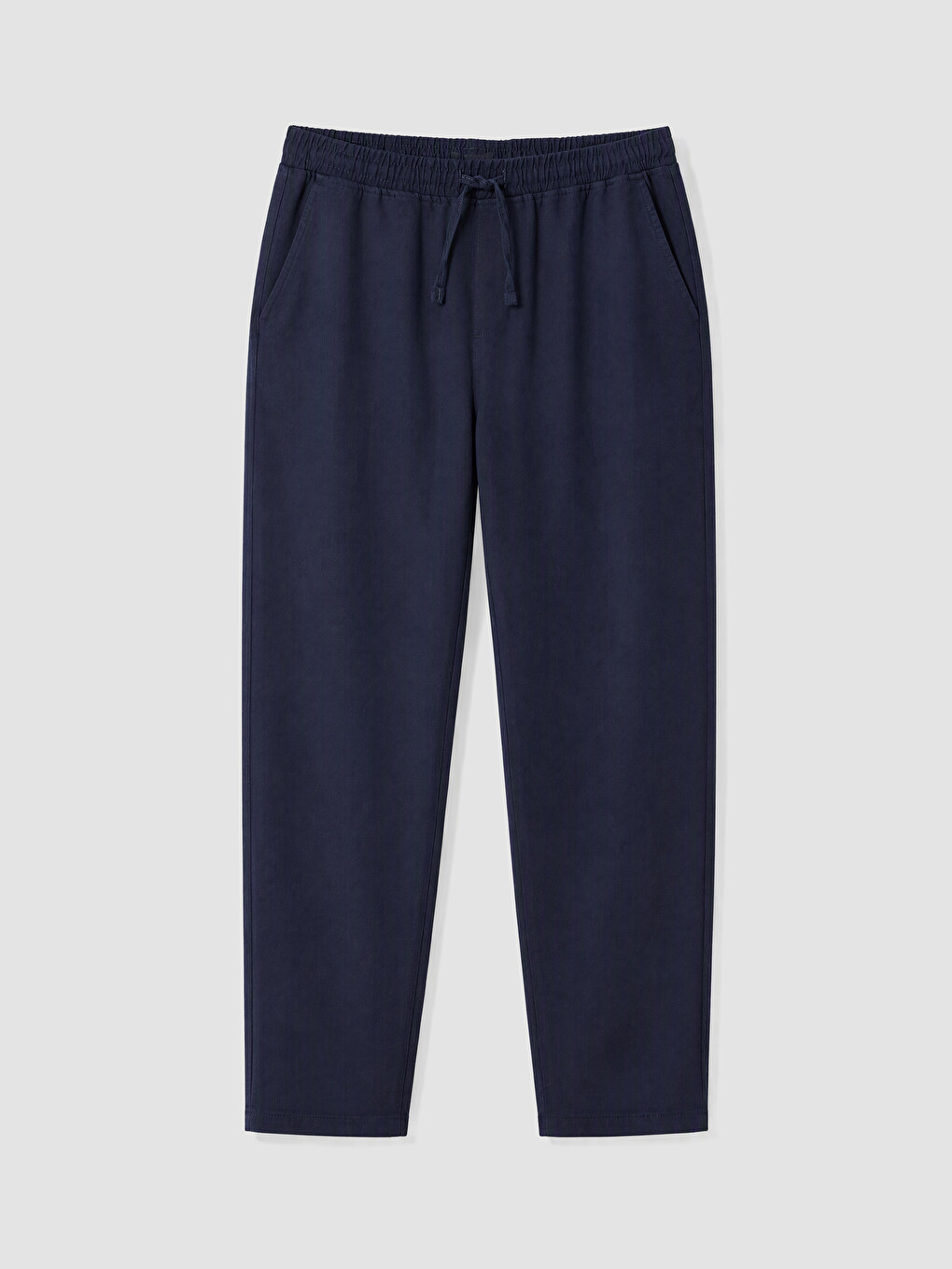 Lacivert Relax Fit Erkek Poplin Pantolon